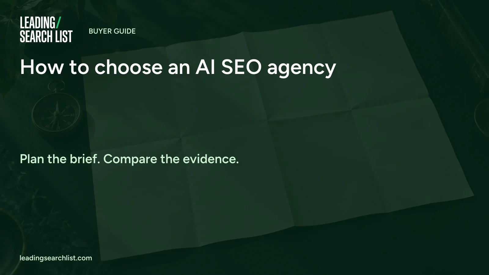 How to choose an AI SEO agency. Leading Search List.