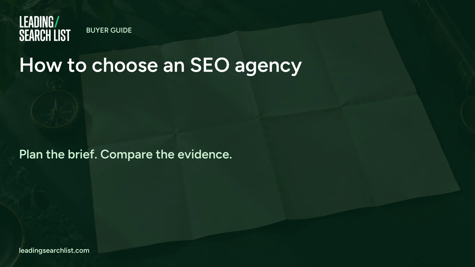 How to choose an SEO agency. Leading Search List.